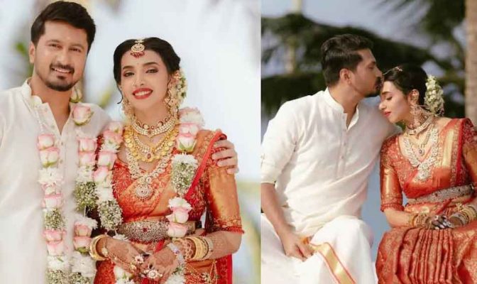 ഗായകന്‍ അരവിന്ദ് വേണുഗോപാലിന് വിവാഹം; വധു നടി സ്‌നേഹ അജിത്ത്; ചിത്രങ്ങള്‍ പങ്കുവെച്ച് താരങ്ങള്‍