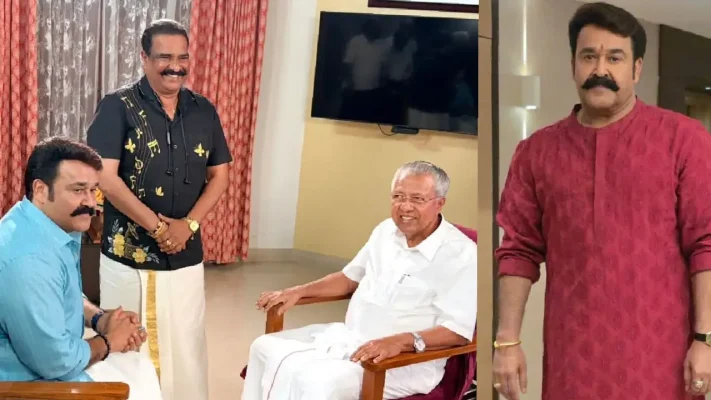 മുഖ്യമന്ത്രിയോട് ചോദ്യങ്ങളുമായി ലാലേട്ടന്‍! പിണറായിയും മോഹന്‍ലാലും ഒന്നിച്ചുള്ള ചിത്രങ്ങള്‍ വൈറല്‍