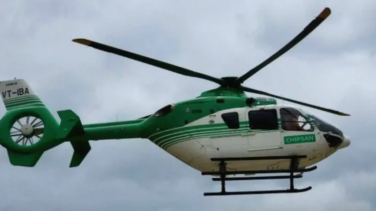 RENTED HELICOPTER