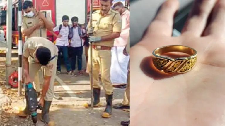 ഓടയില്‍ വീണ മോതിരം കാത്ത് ശ്യാമള നിന്നു; രക്ഷകരായി അഗ്‌നിരക്ഷാ സേന; രണ്ടര മണിക്കൂര്‍ നീണ്ട 'സുവര്‍ണ്ണ' ദൗത്യം; ശ്രമകരമായ ദൗത്യം വിജയമായപ്പോള്‍