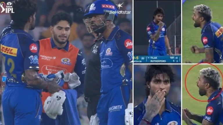 Hardik's scolding and Tilak Verma's