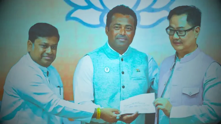 ടെന്നീസ് ഇതിഹാസം ലിയാണ്ടർ പേസ് ബിജെപിയിൽ ചേർന്നു; രാഷ്ട്രീയത്തിൽ പുതിയ ഇന്നിംഗ്‌സ്