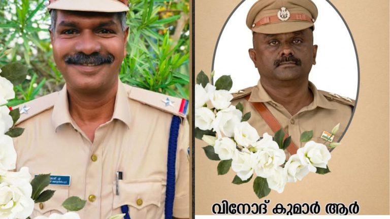 കേരള പോലീസിന് നൊമ്പരമായി രണ്ട് ഉദ്യോഗസ്ഥരുടെ അപ്രതീക്ഷിത വിയോഗം; ഡിജിപി ആദരാഞ്ജലി അർപ്പിച്ചു