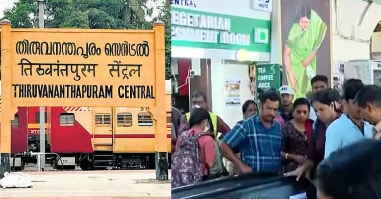 തിരുവനന്തപുരം റെയില്‍വേ സ്റ്റേഷനില്‍ എസ്‌കലേറ്റര്‍ അപകടം: യാത്രക്കാര്‍ താഴേക്ക് മറിഞ്ഞു; രണ്ടുപേര്‍ക്ക് പരിക്ക്